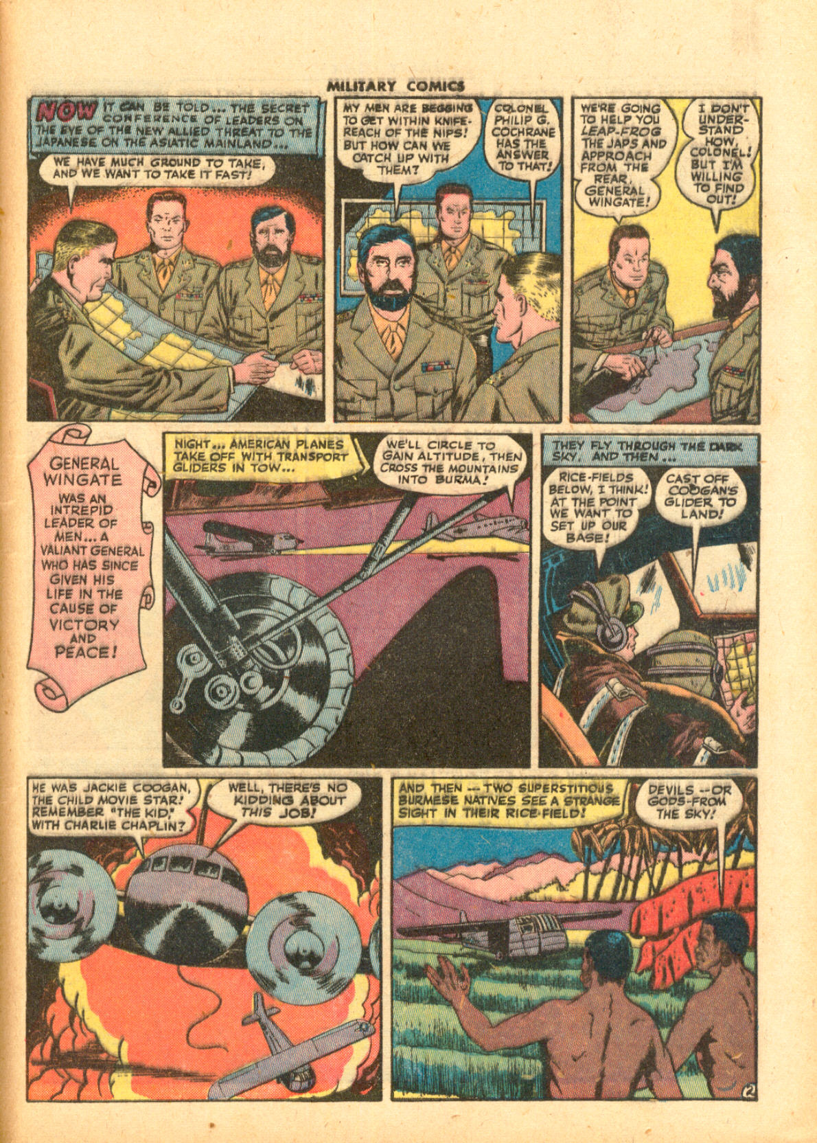 Military Comics #33 (Quality Comics), page 53. Public domain (US).