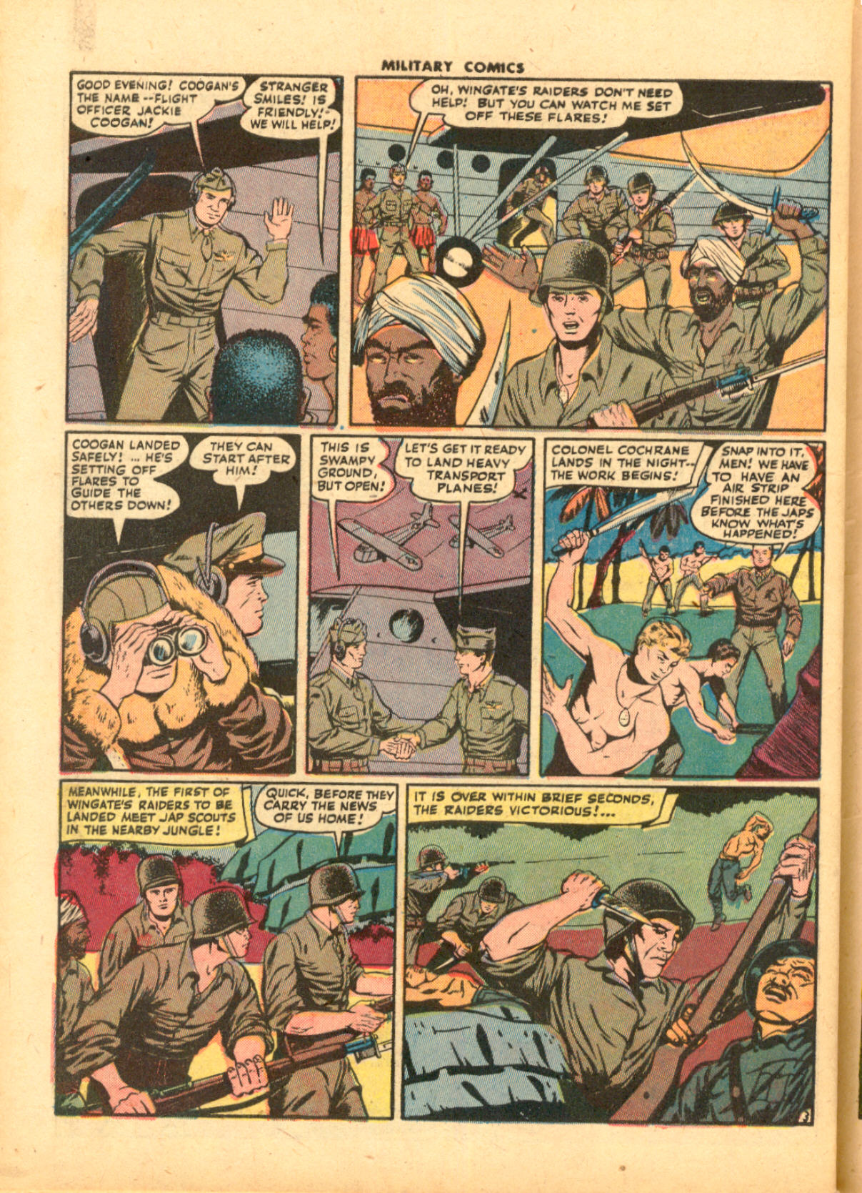 Military Comics #33 (Quality Comics), page 54. Public domain (US).