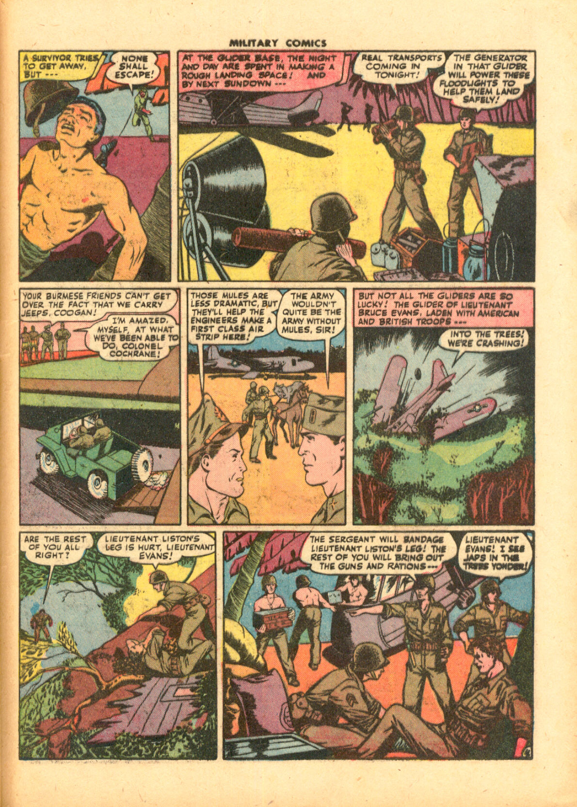 Military Comics #33 (Quality Comics), page 55. Public domain (US).