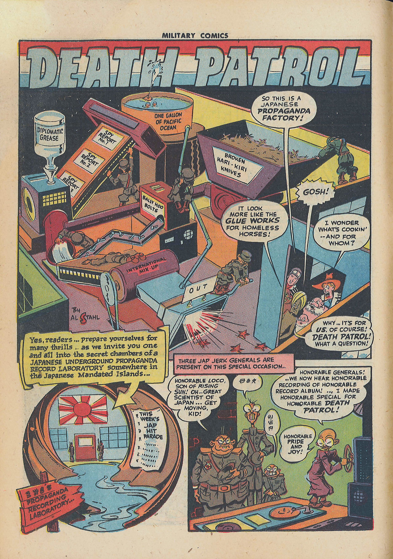 Military Comics #34 (Quality Comics), page 18. Public domain (US).