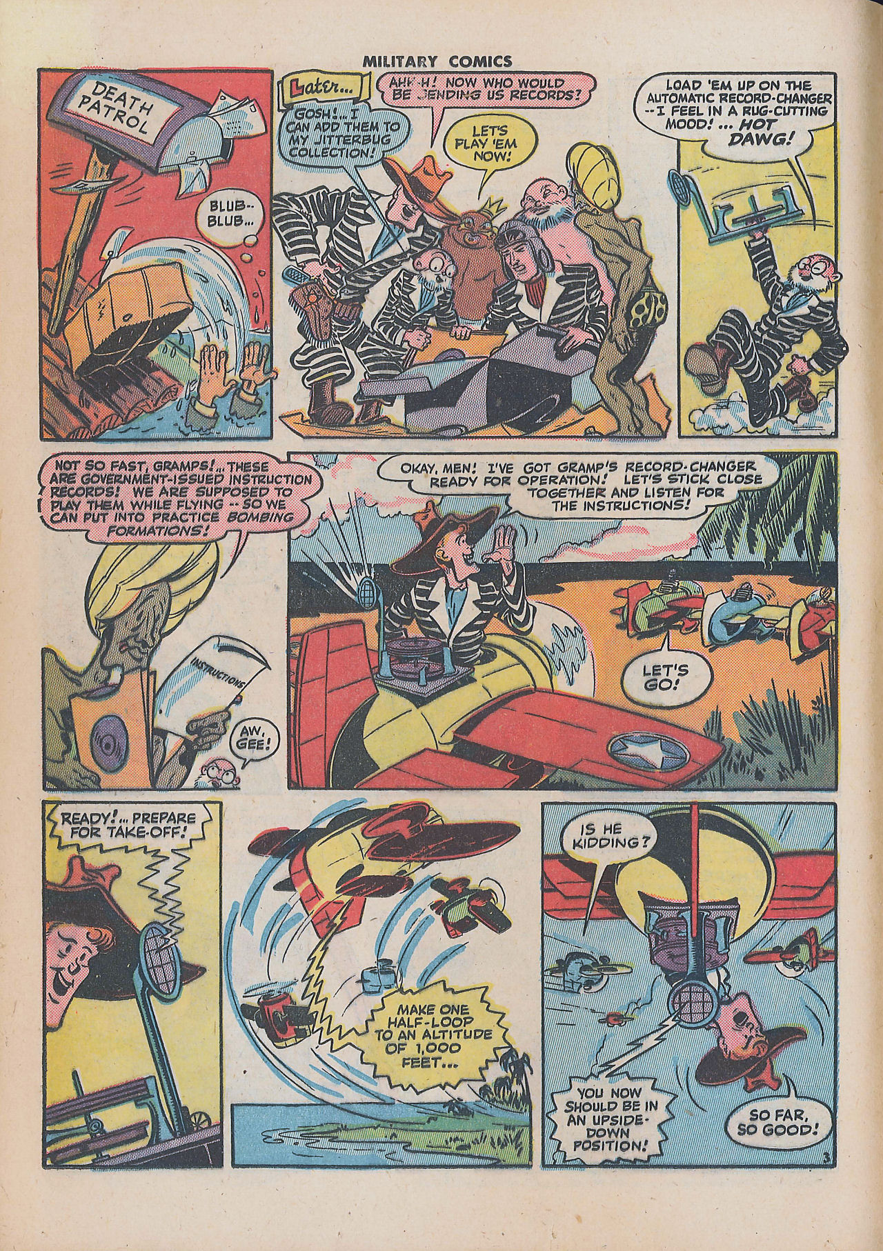 Military Comics #34 (Quality Comics), page 20. Public domain (US).