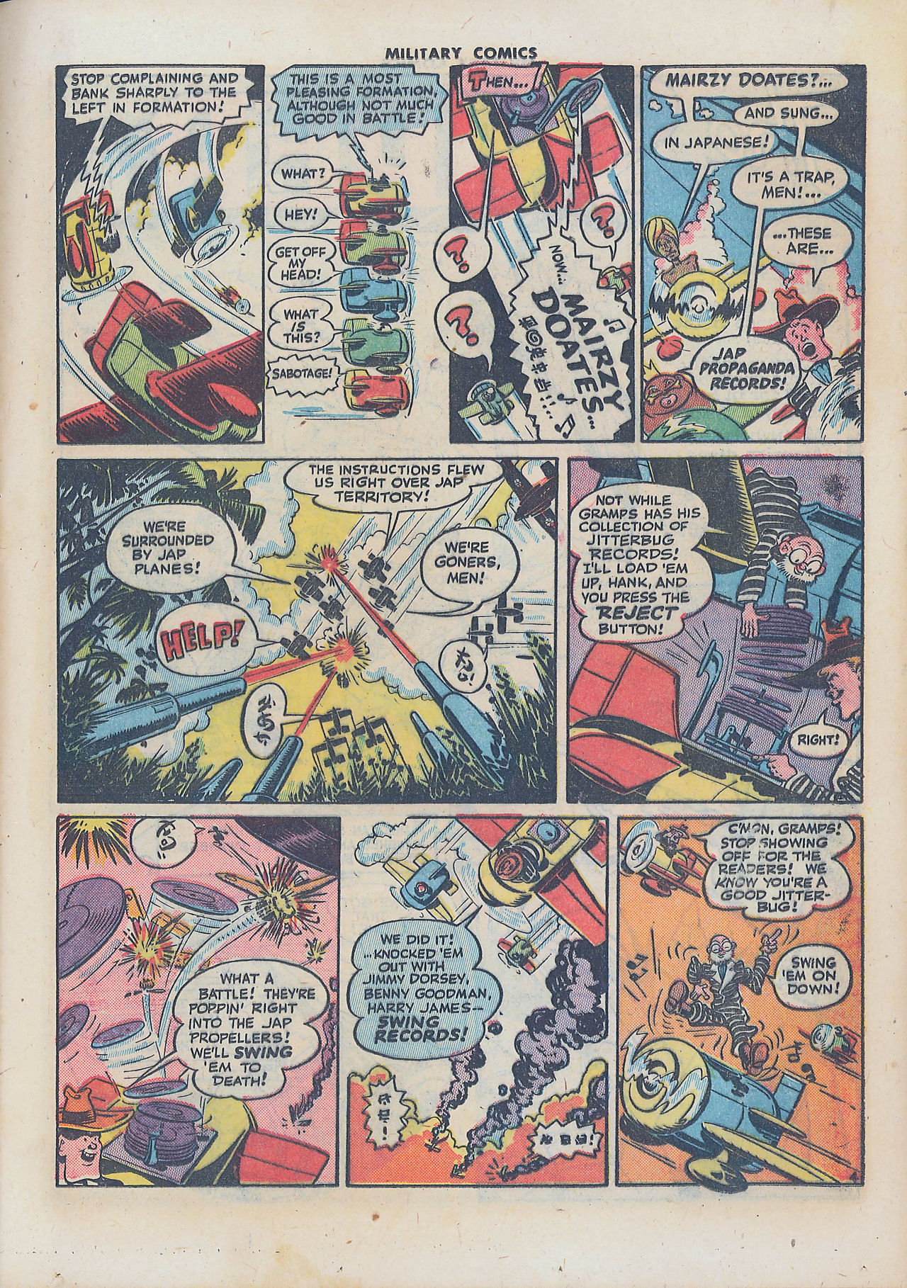 Military Comics #34 (Quality Comics), page 21. Public domain (US).