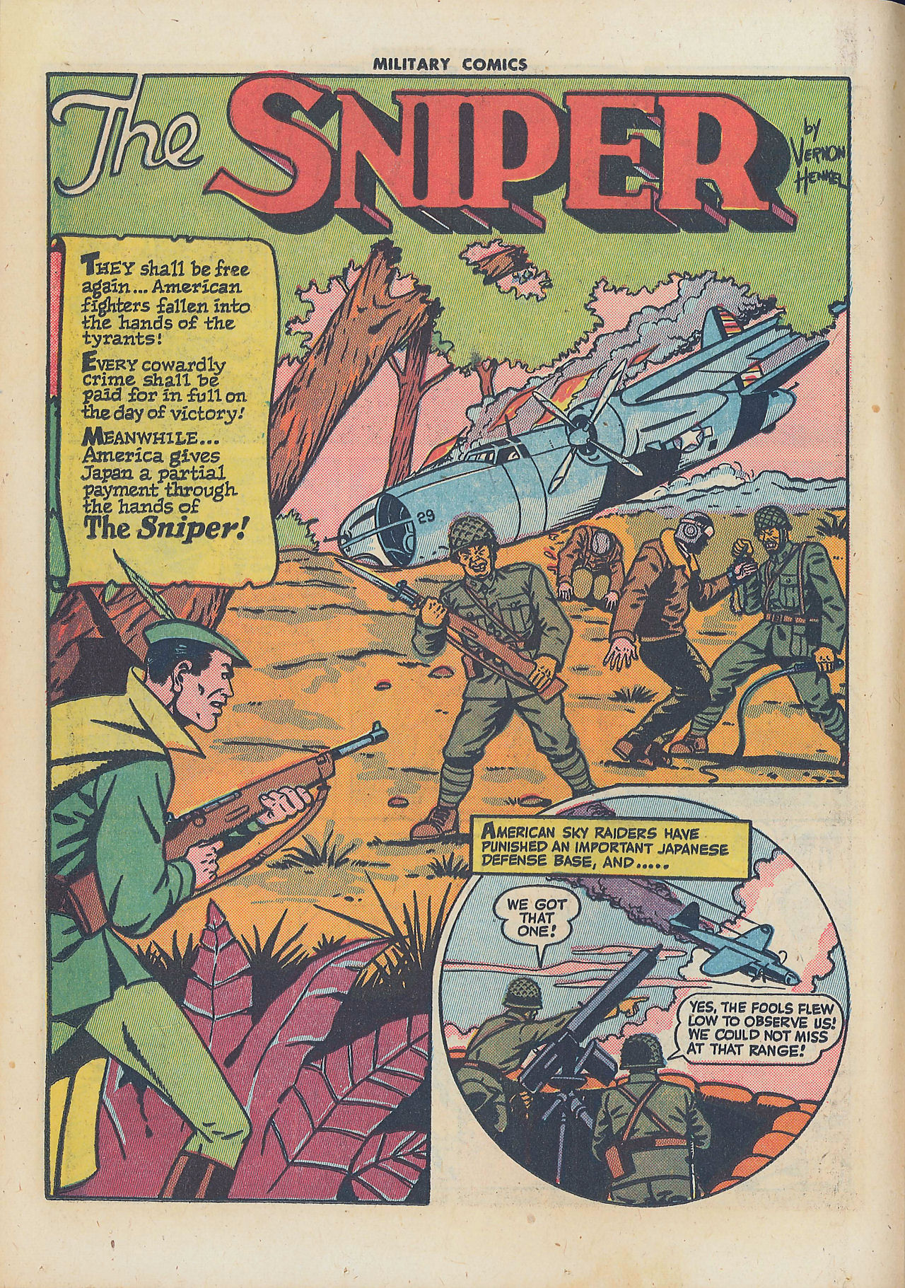 Military Comics #34 (Quality Comics), page 22. Public domain (US).
