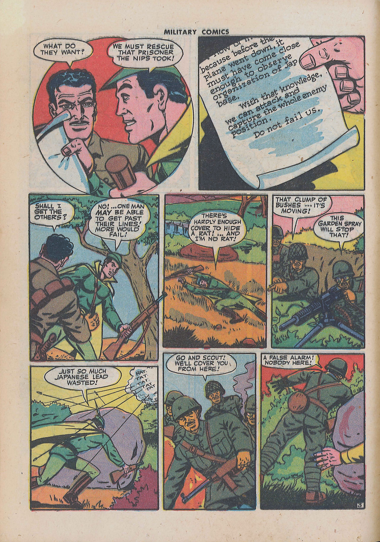 Military Comics #34 (Quality Comics), page 24. Public domain (US).
