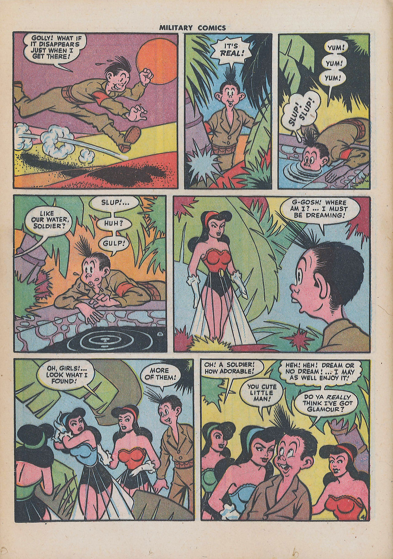 Military Comics #34 (Quality Comics), page 34. Public domain (US).