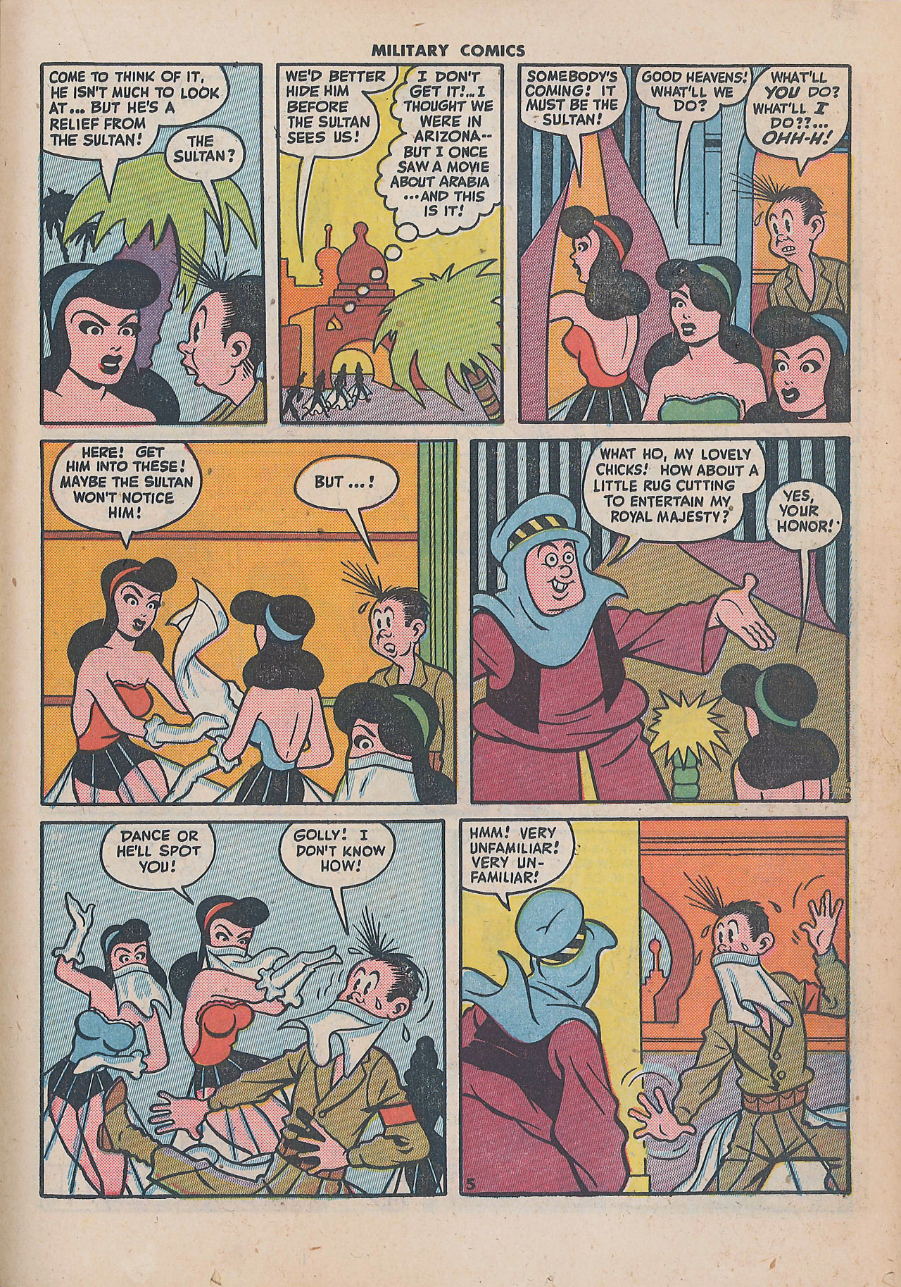 Military Comics #34 (Quality Comics), page 35. Public domain (US).