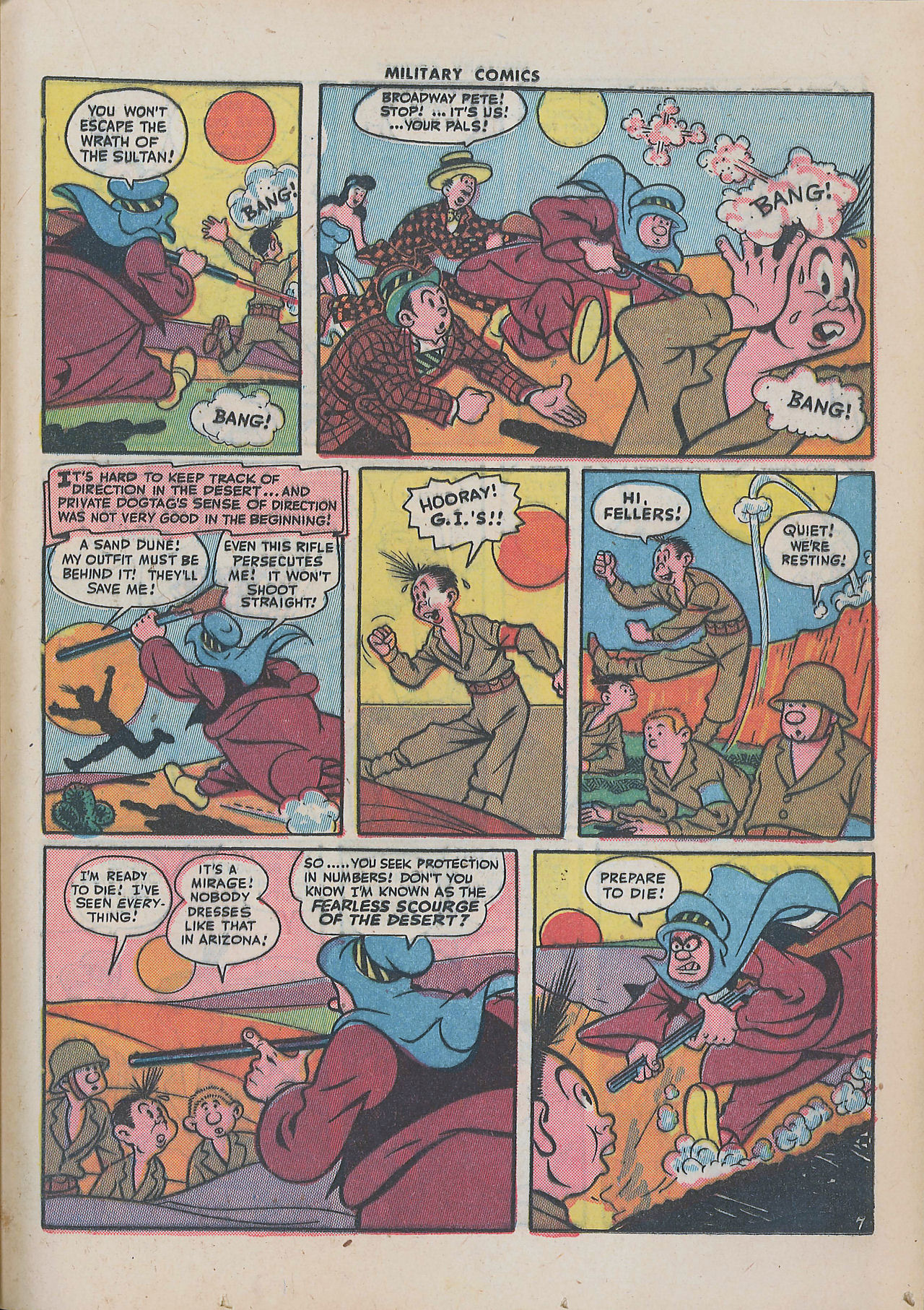 Military Comics #34 (Quality Comics), page 37. Public domain (US).