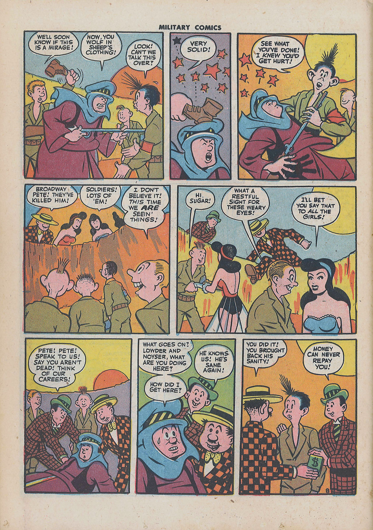 Military Comics #34 (Quality Comics), page 38. Public domain (US).