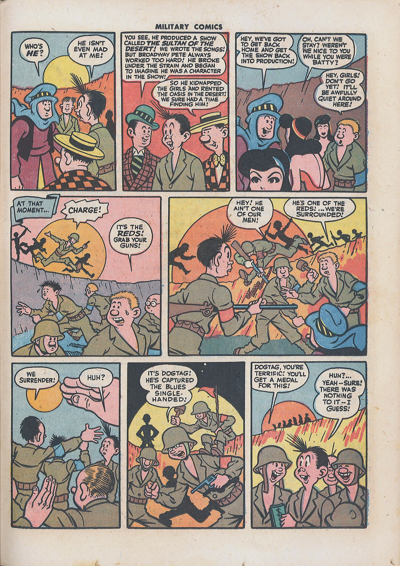 Military Comics #34 (Quality Comics), page 39. Public domain (US).