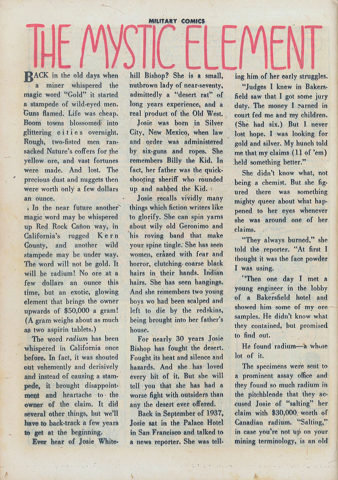 Military Comics #34 (Quality Comics), page 40. Public domain (US).