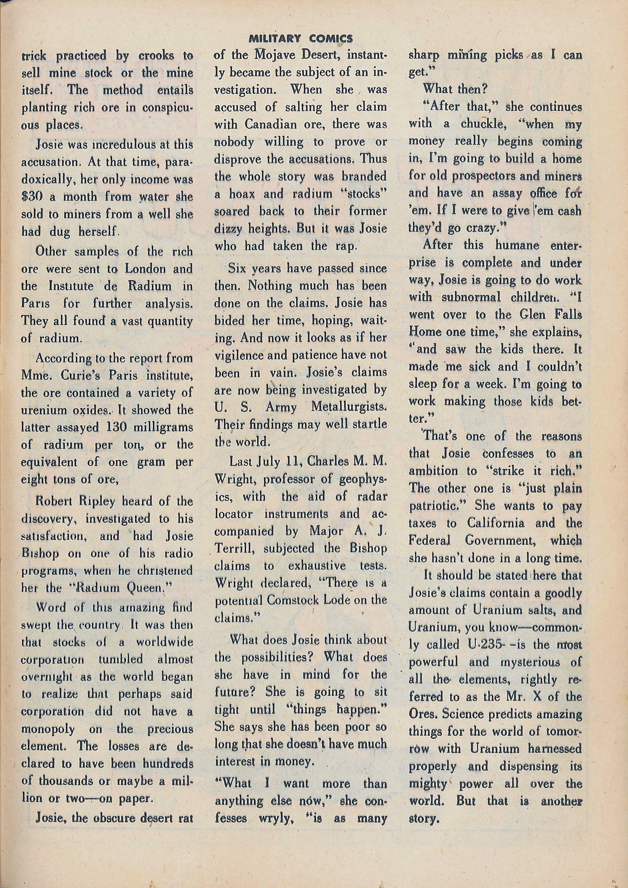 Military Comics #34 (Quality Comics), page 41. Public domain (US).