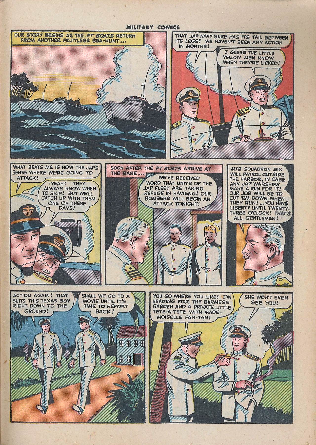 Military Comics #34 (Quality Comics), page 43. Public domain (US).