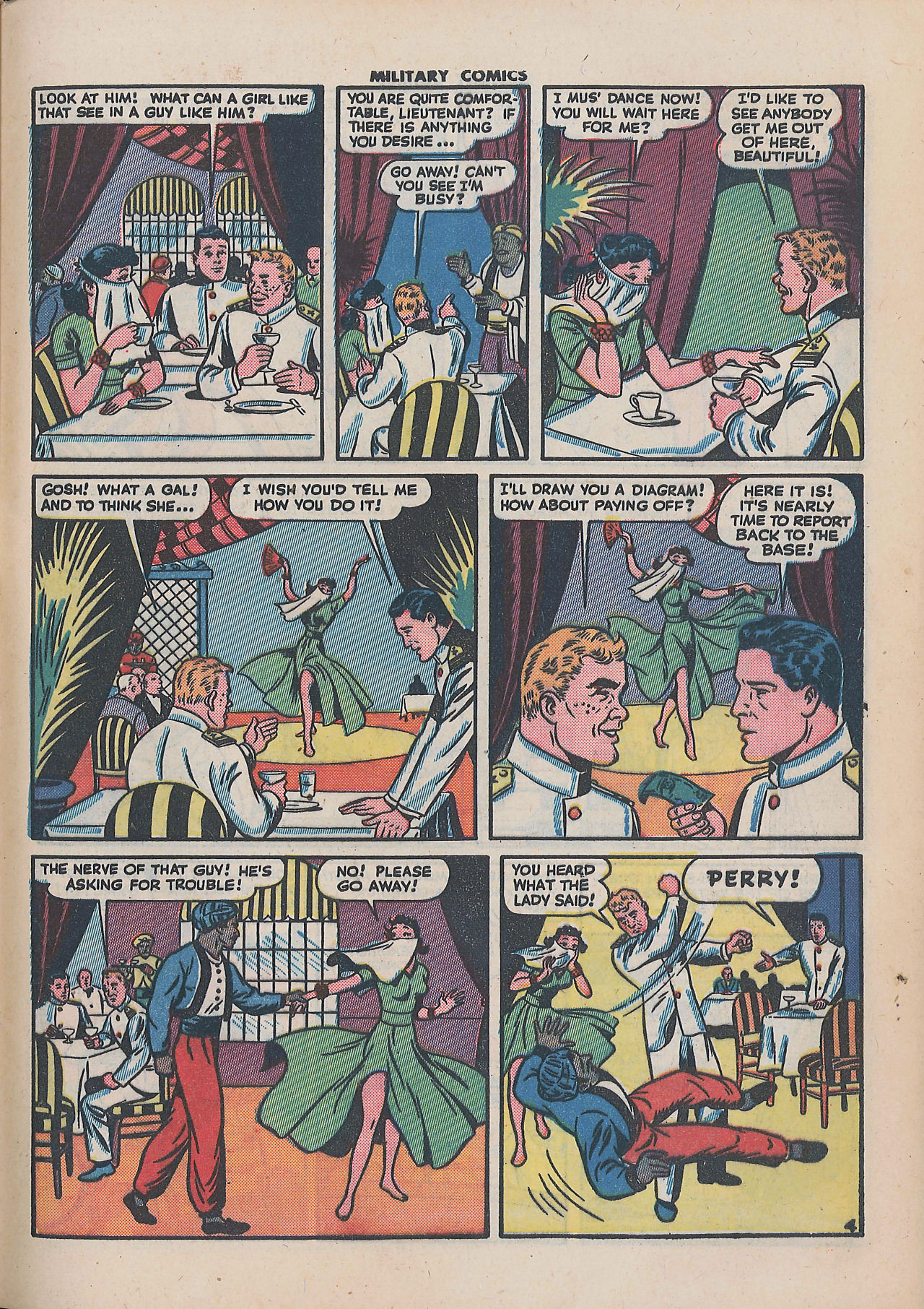 Military Comics #34 (Quality Comics), page 45. Public domain (US).