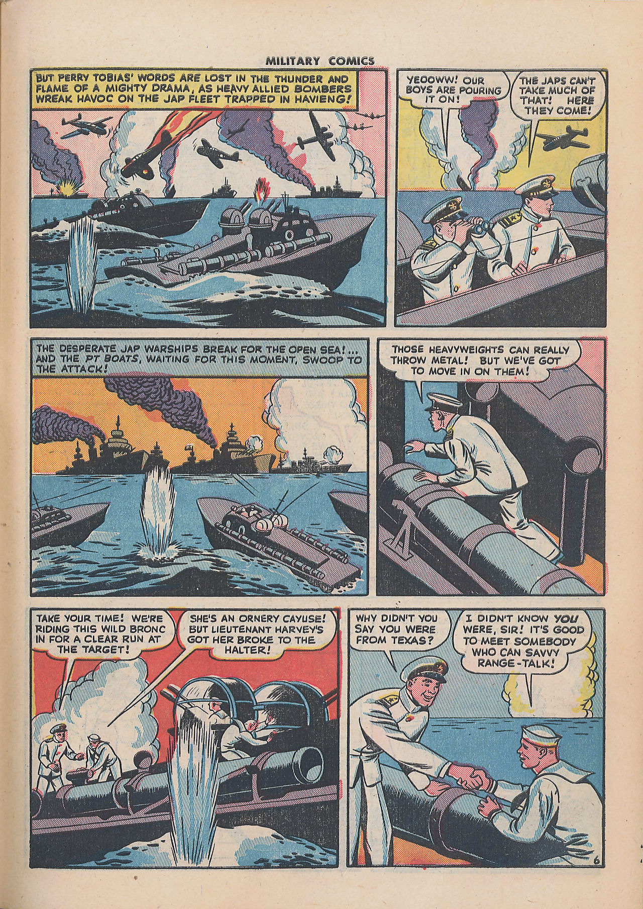 Military Comics #34 (Quality Comics), page 47. Public domain (US).