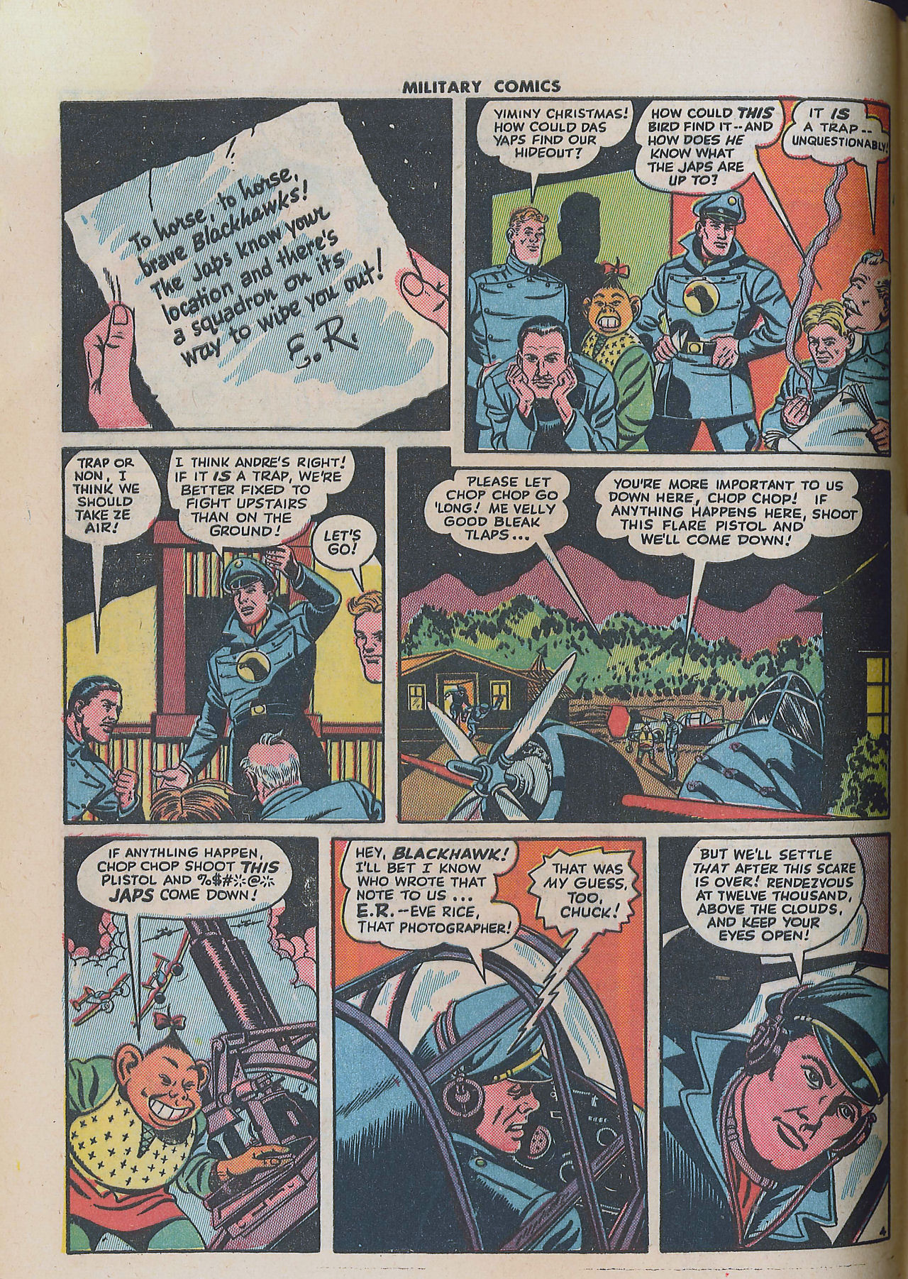 Military Comics #34 (Quality Comics), page 6. Public domain (US).