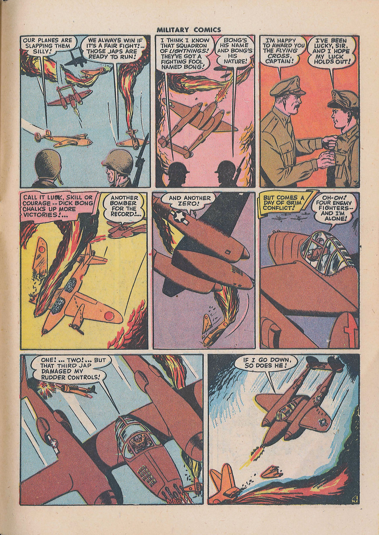 Military Comics #34 (Quality Comics), page 55. Public domain (US).
