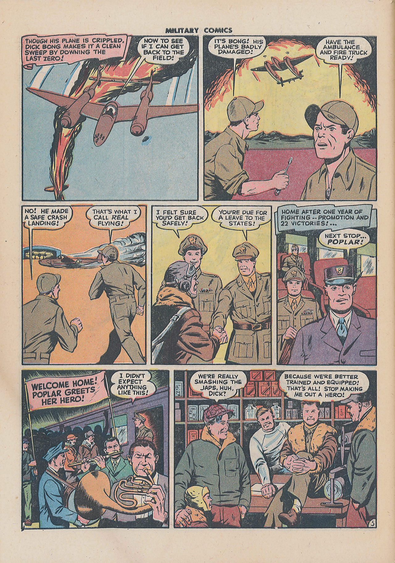 Military Comics #34 (Quality Comics), page 56. Public domain (US).
