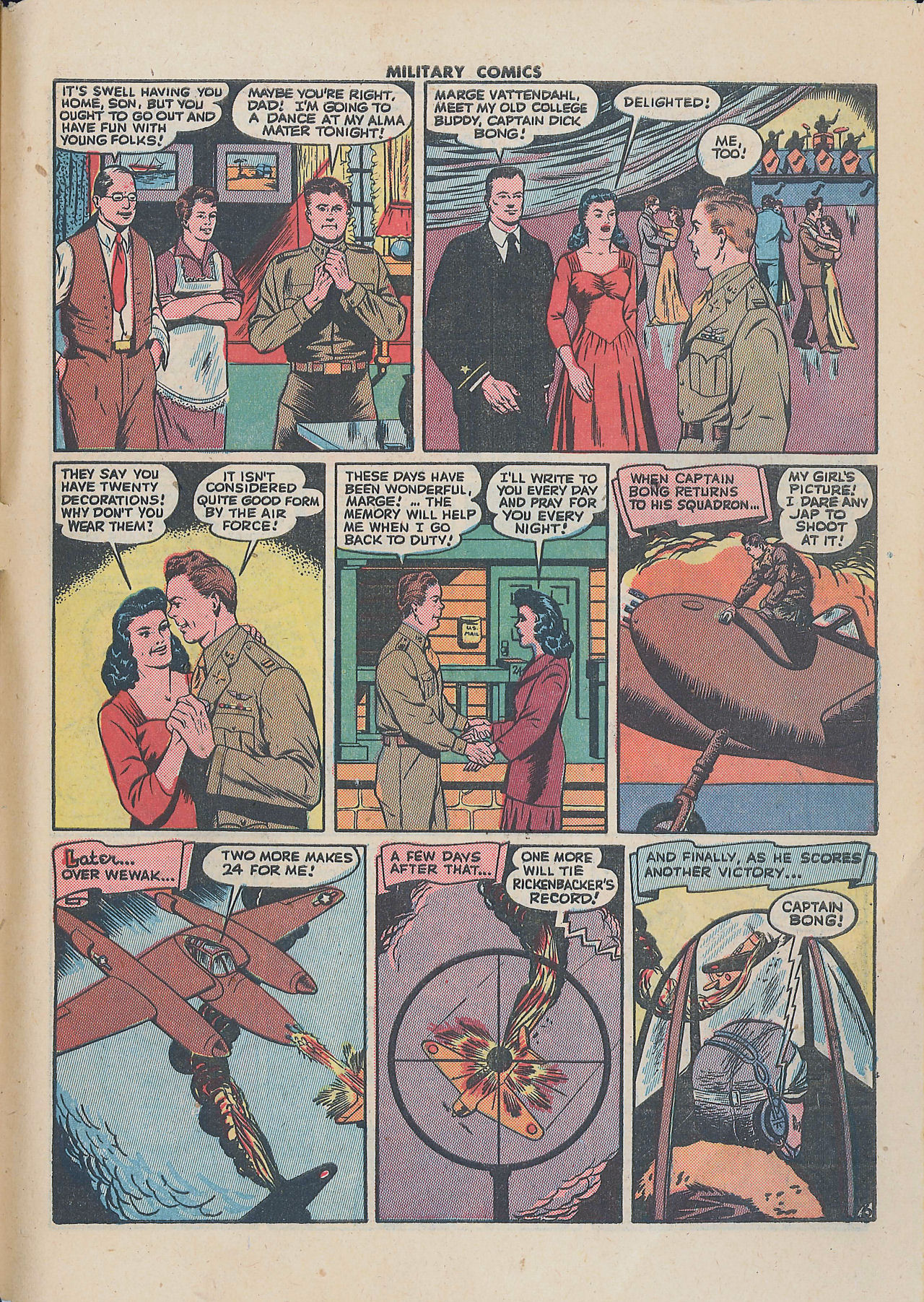 Military Comics #34 (Quality Comics), page 57. Public domain (US).