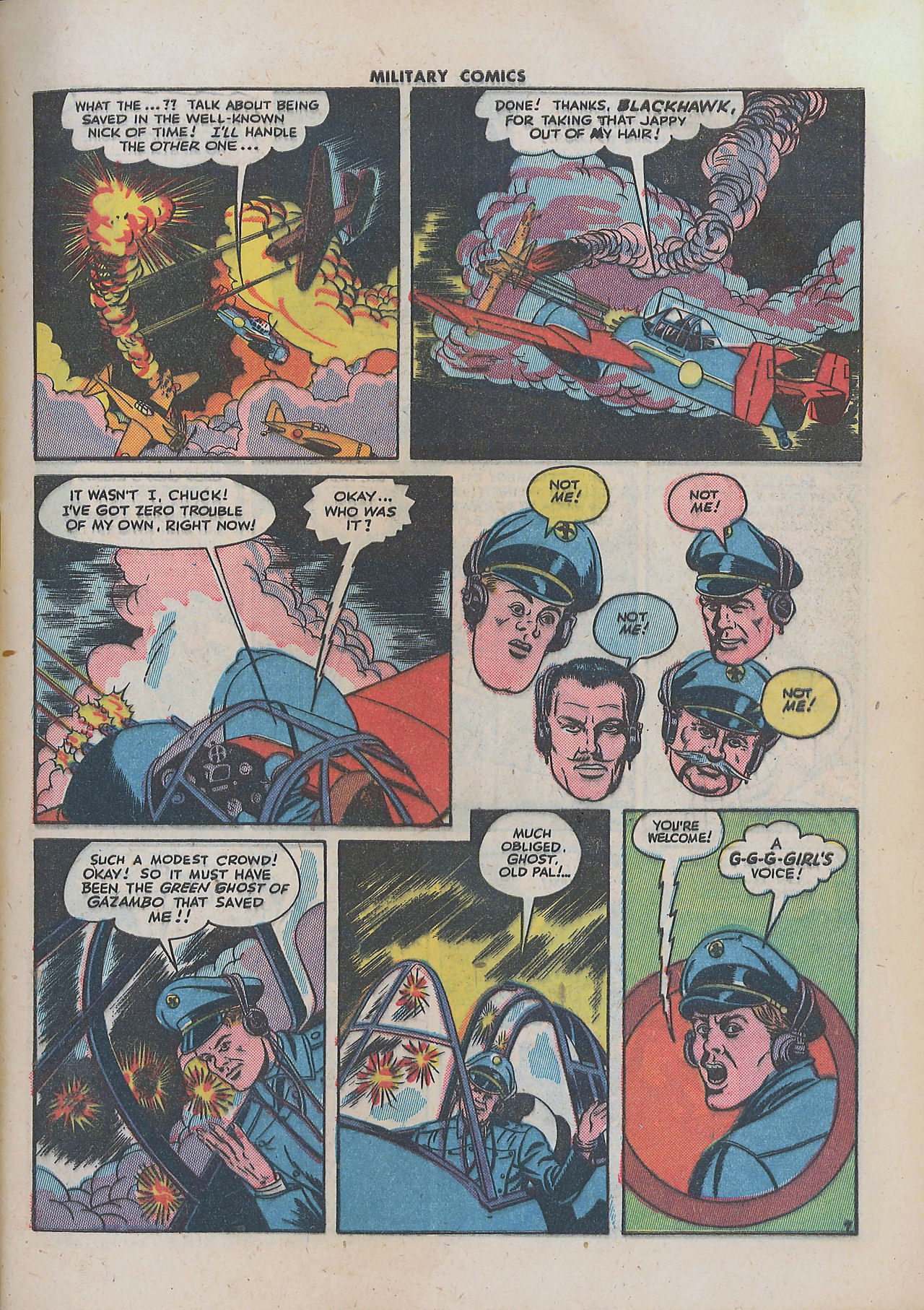 Military Comics #34 (Quality Comics), page 9. Public domain (US).