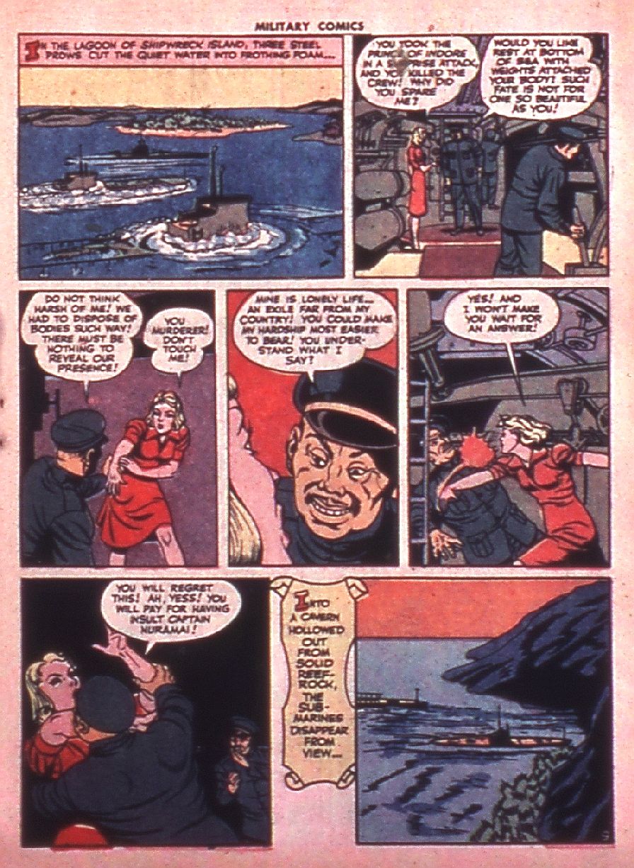 Military Comics #35 (Quality Comics), page 11. Public domain (US).