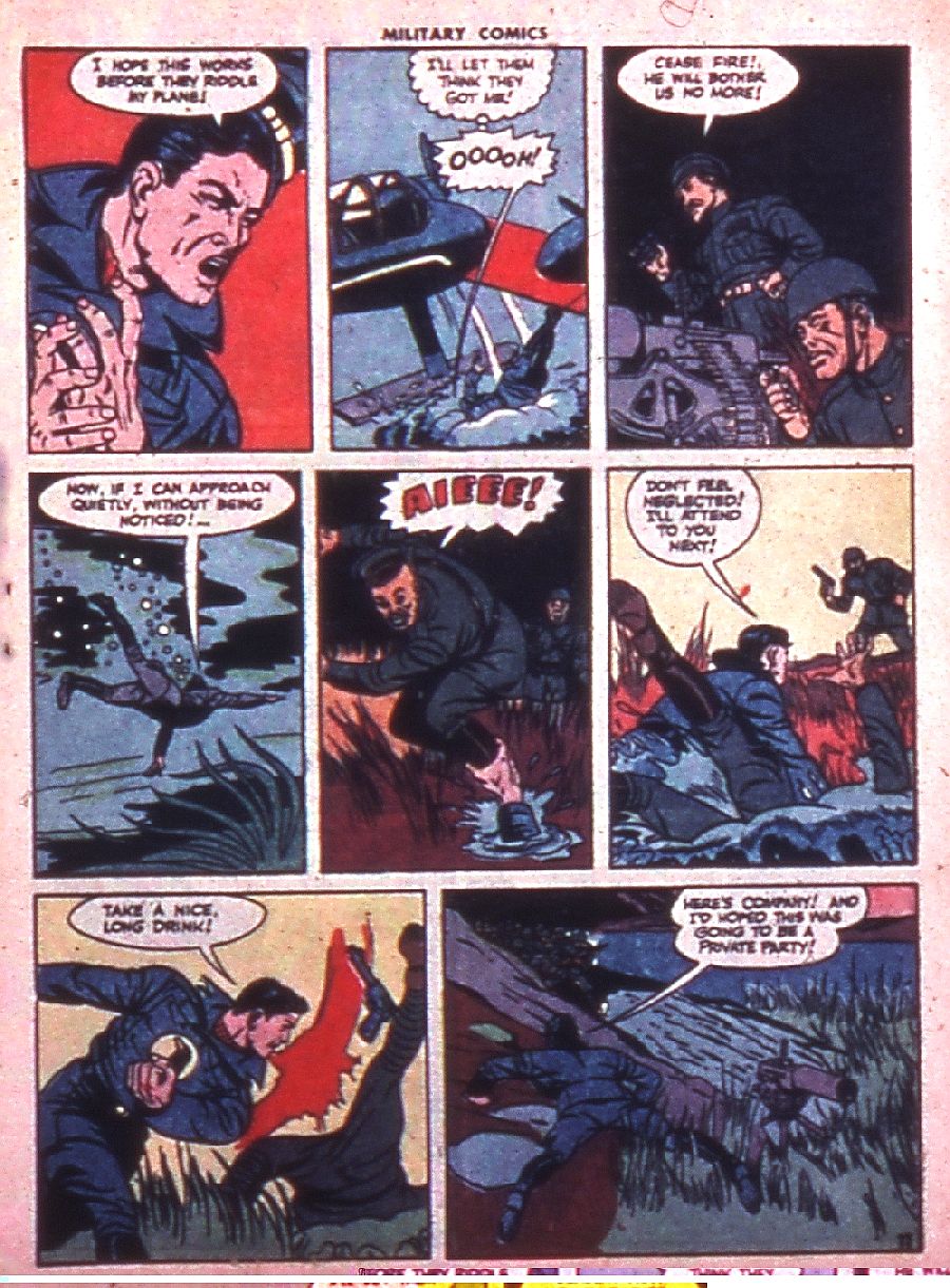 Military Comics #35 (Quality Comics), page 13. Public domain (US).