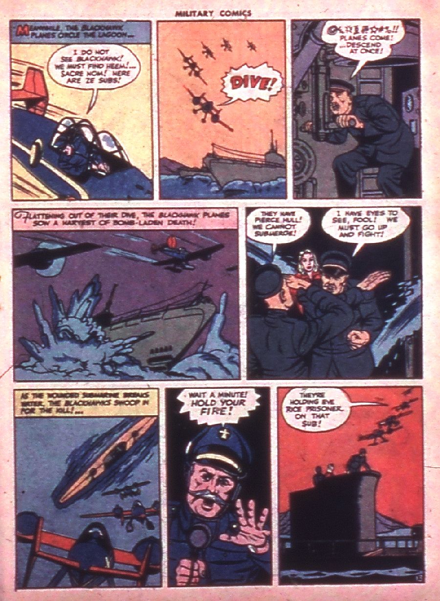Military Comics #35 (Quality Comics), page 15. Public domain (US).