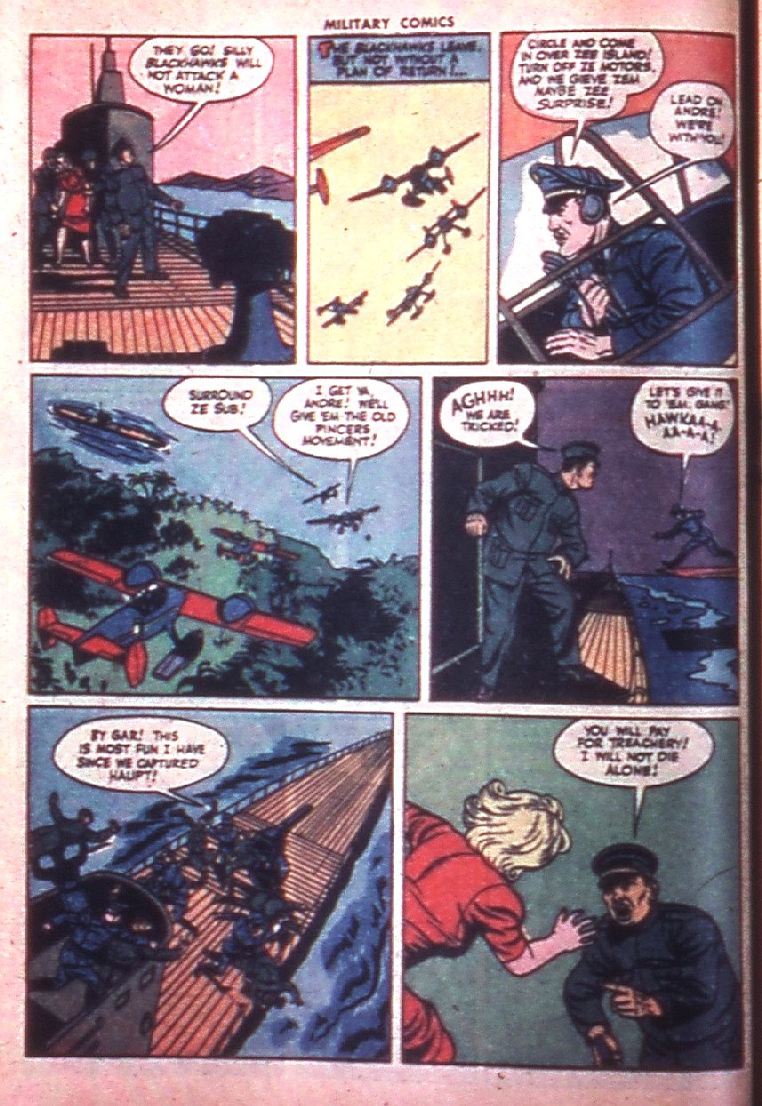 Military Comics #35 (Quality Comics), page 16. Public domain (US).