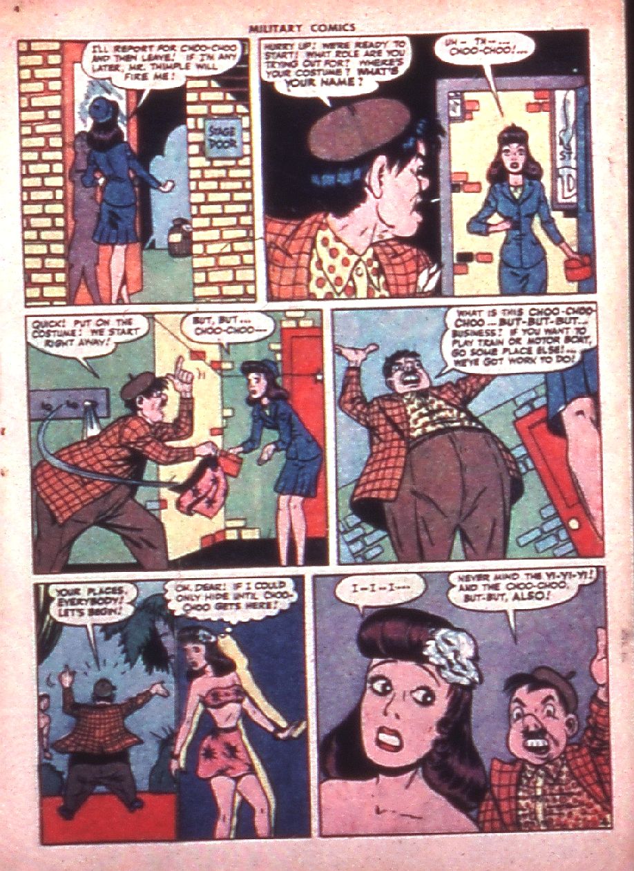 Military Comics #35 (Quality Comics), page 21. Public domain (US).