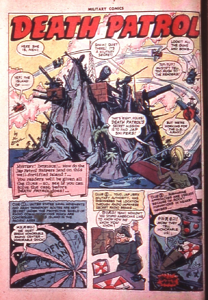 Military Comics #35 (Quality Comics), page 26. Public domain (US).