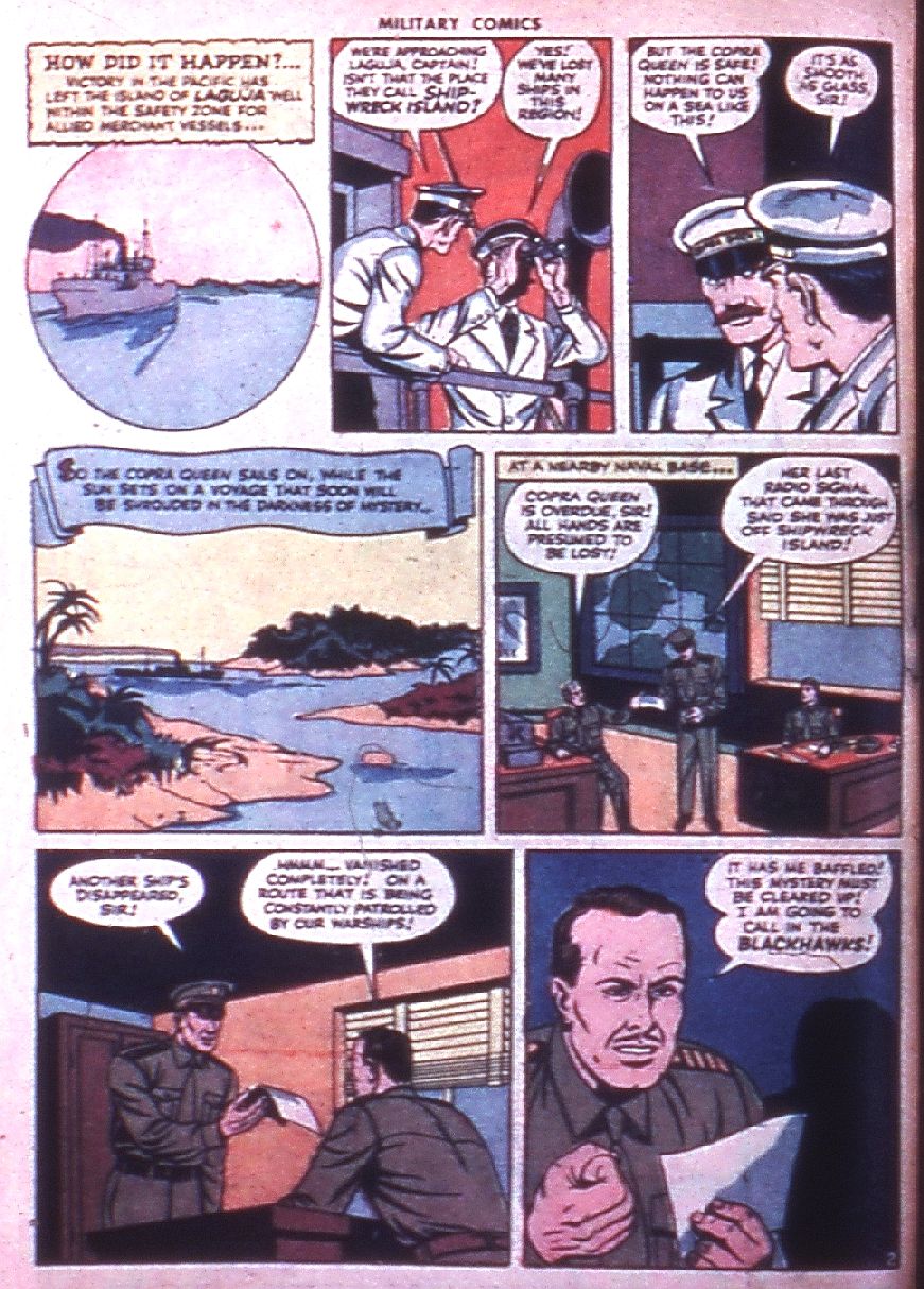 Military Comics #35 (Quality Comics), page 4. Public domain (US).