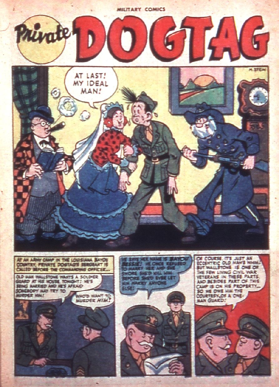 Military Comics #35 (Quality Comics), page 31. Public domain (US).