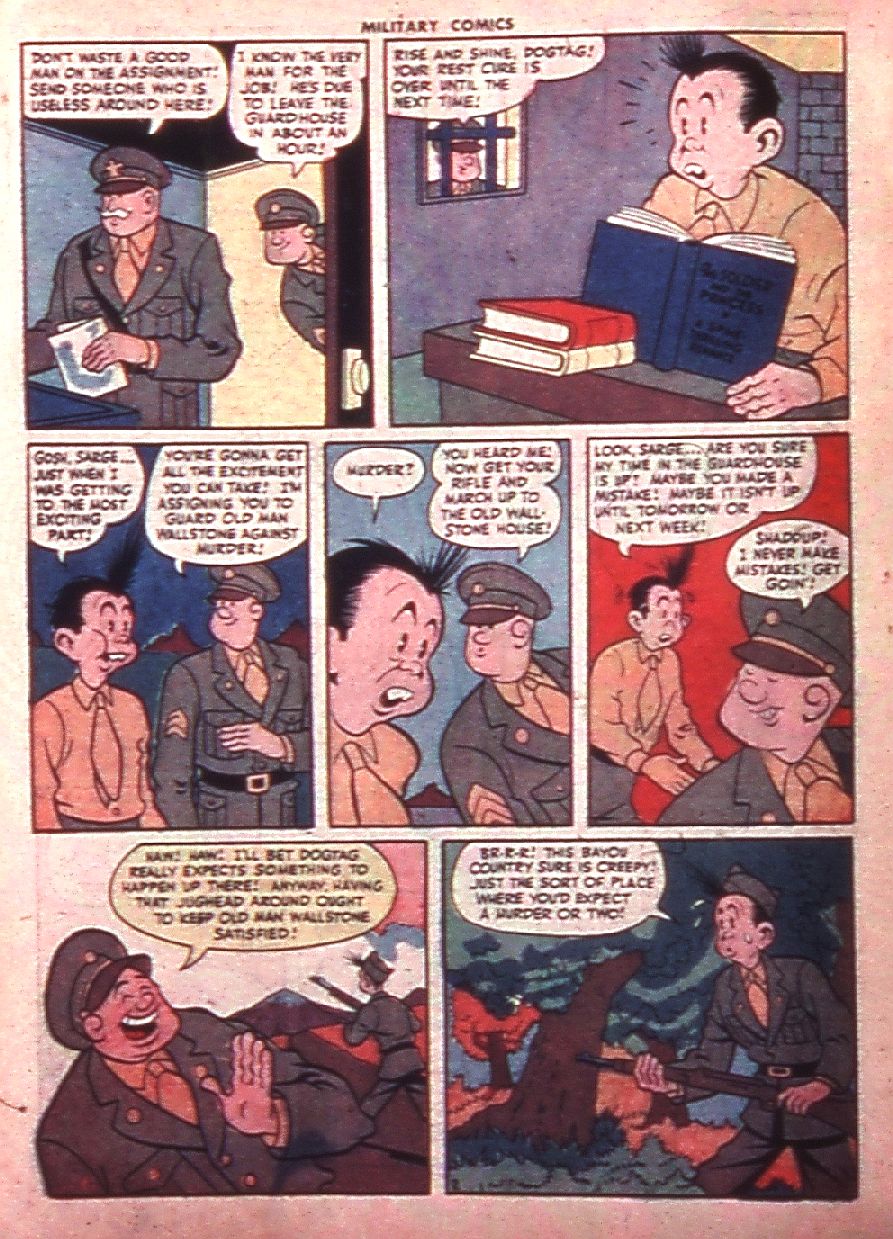 Military Comics #35 (Quality Comics), page 32. Public domain (US).