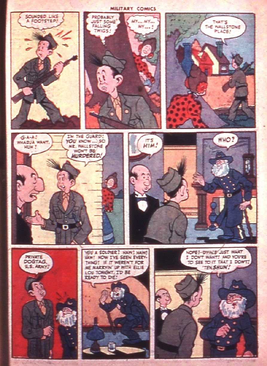 Military Comics #35 (Quality Comics), page 33. Public domain (US).