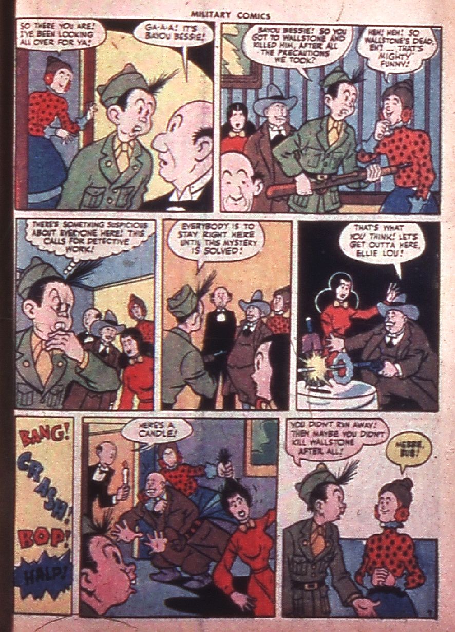 Military Comics #35 (Quality Comics), page 37. Public domain (US).