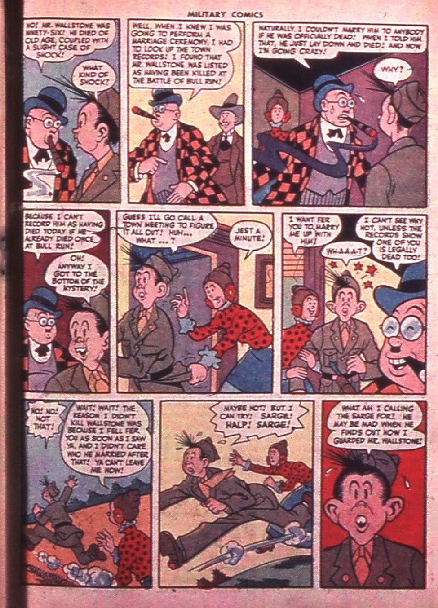Military Comics #35 (Quality Comics), page 39. Public domain (US).