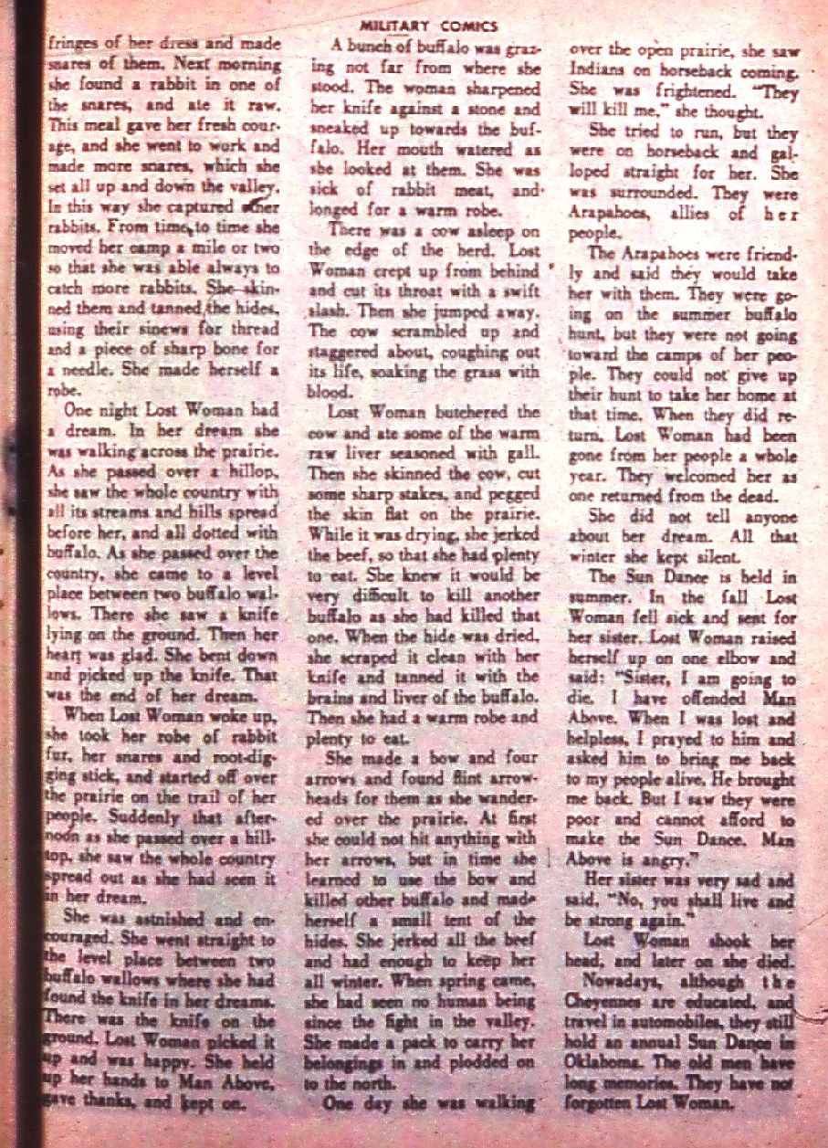 Military Comics #35 (Quality Comics), page 41. Public domain (US).