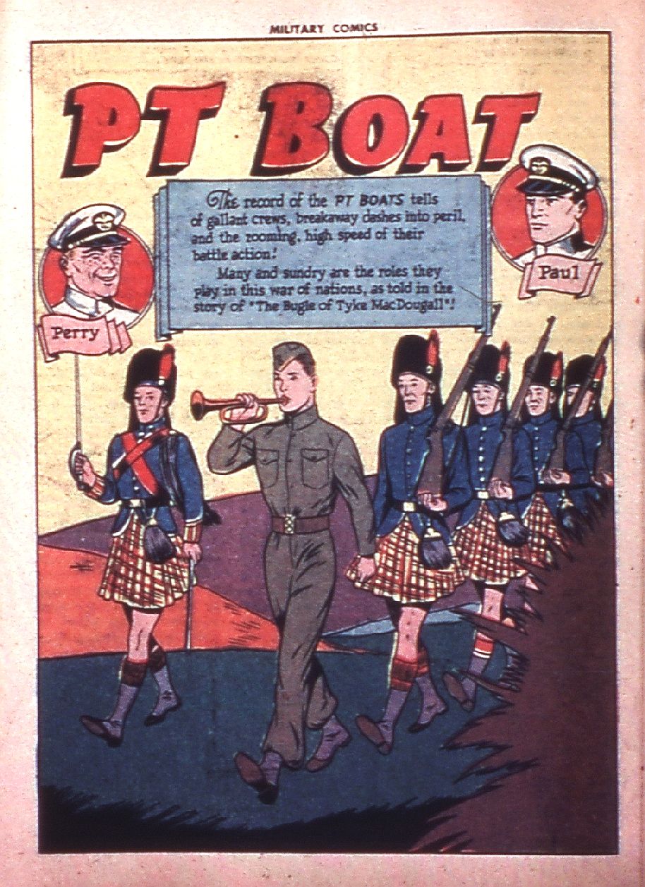 Military Comics #35 (Quality Comics), page 42. Public domain (US).