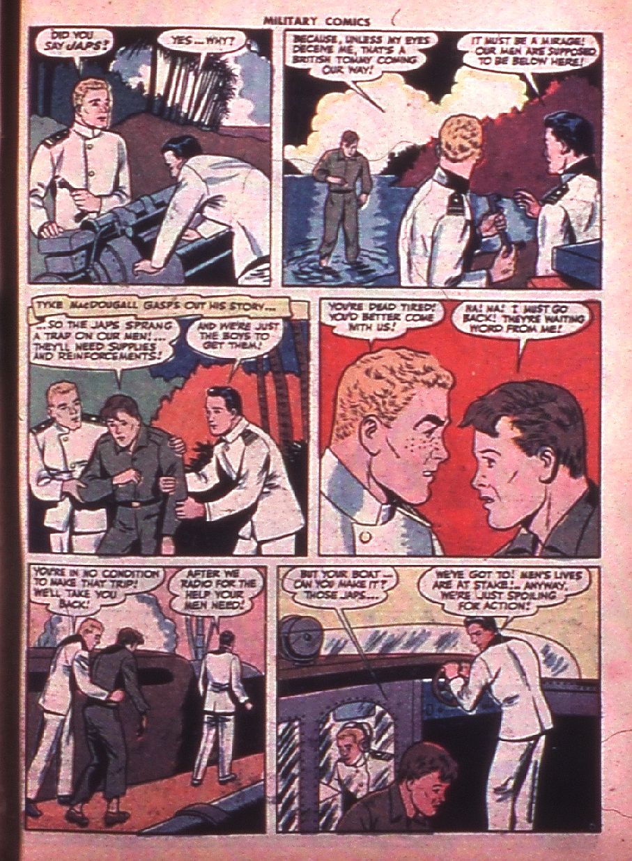 Military Comics #35 (Quality Comics), page 47. Public domain (US).