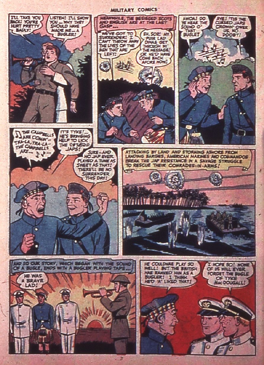 Military Comics #35 (Quality Comics), page 50. Public domain (US).