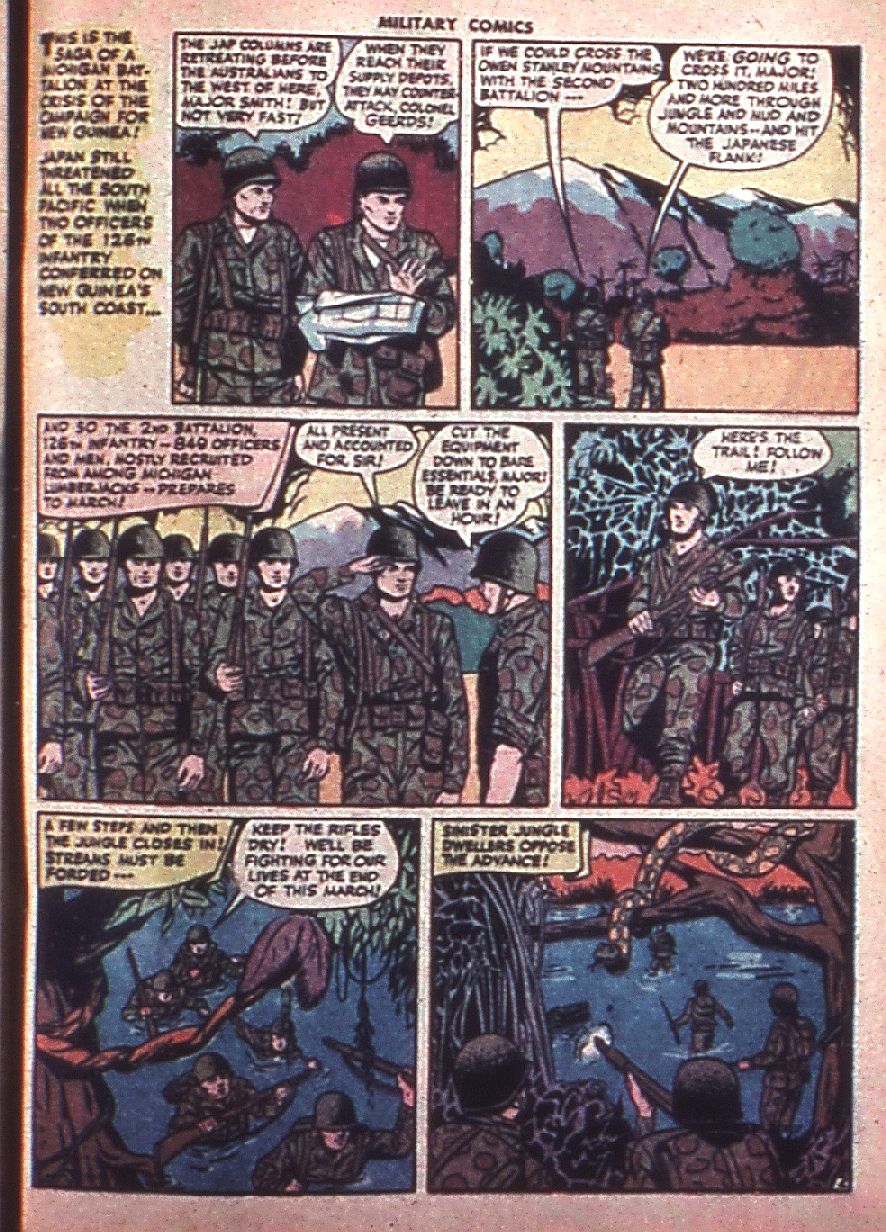 Military Comics #35 (Quality Comics), page 53. Public domain (US).
