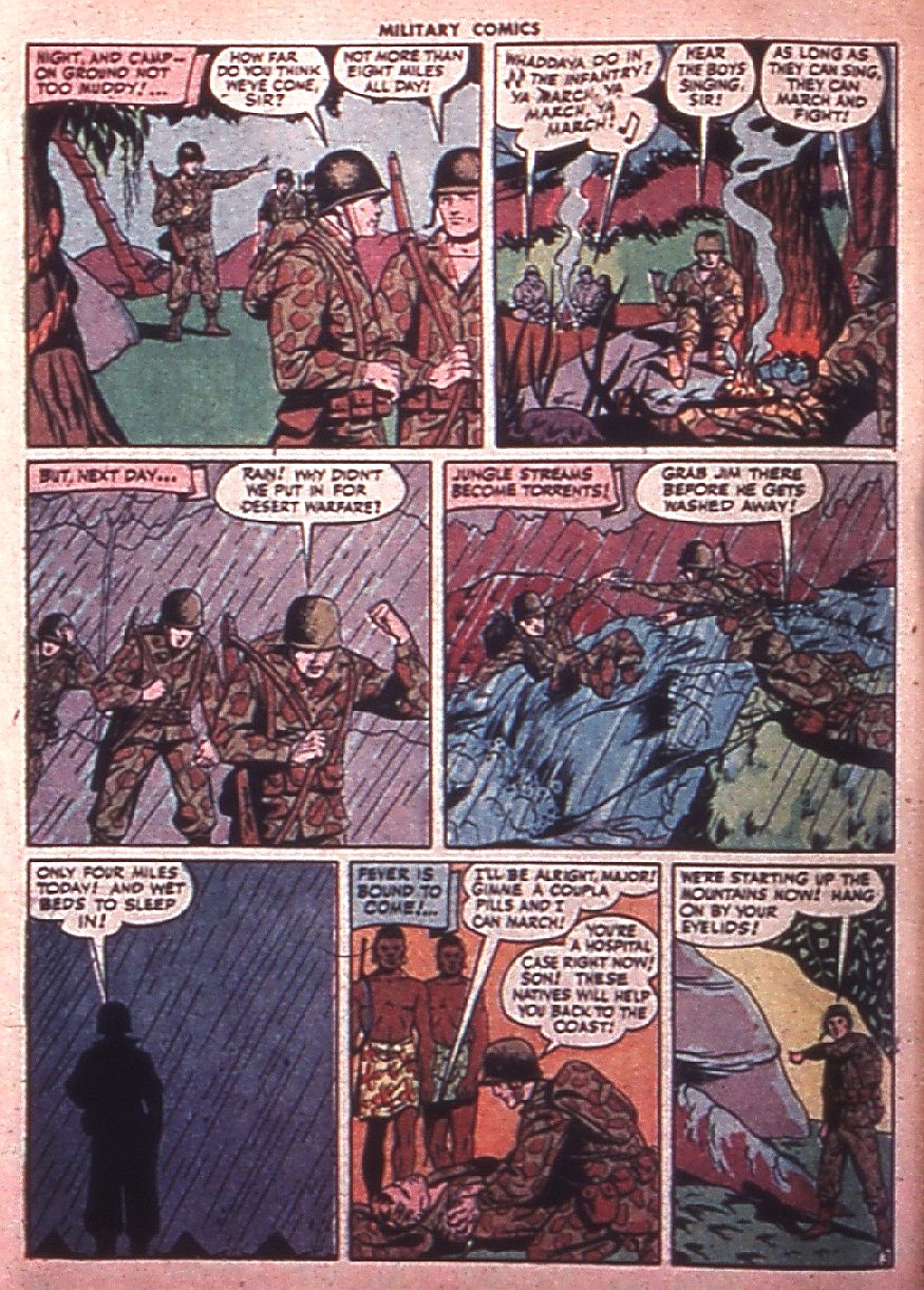 Military Comics #35 (Quality Comics), page 54. Public domain (US).