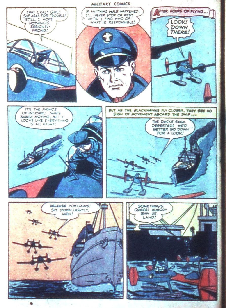 Military Comics #35 (Quality Comics), page 8. Public domain (US).