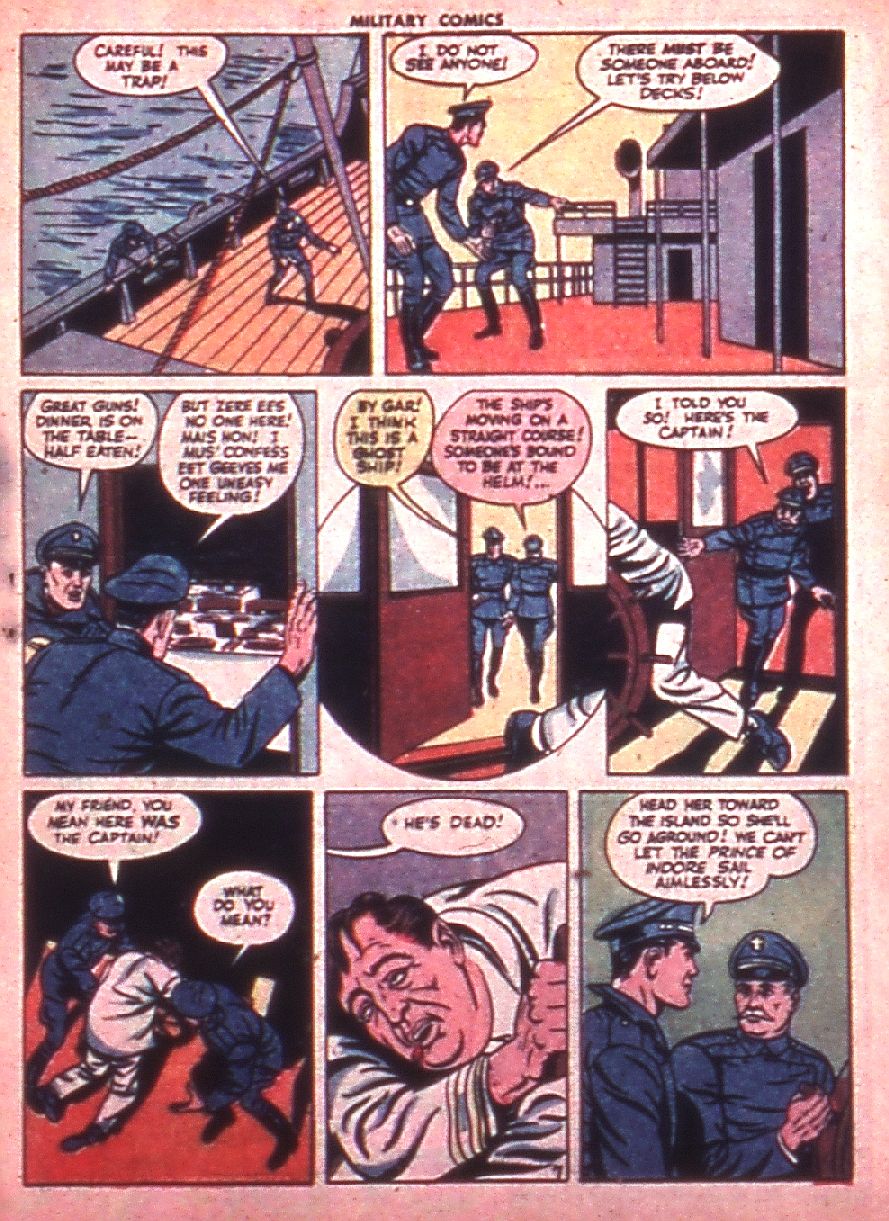 Military Comics #35 (Quality Comics), page 9. Public domain (US).