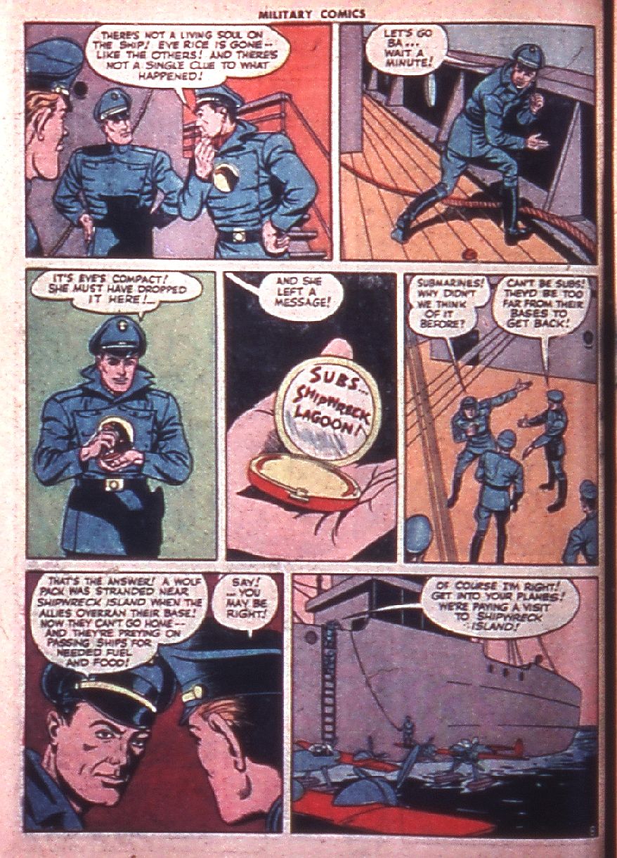 Military Comics #35 (Quality Comics), page 10. Public domain (US).