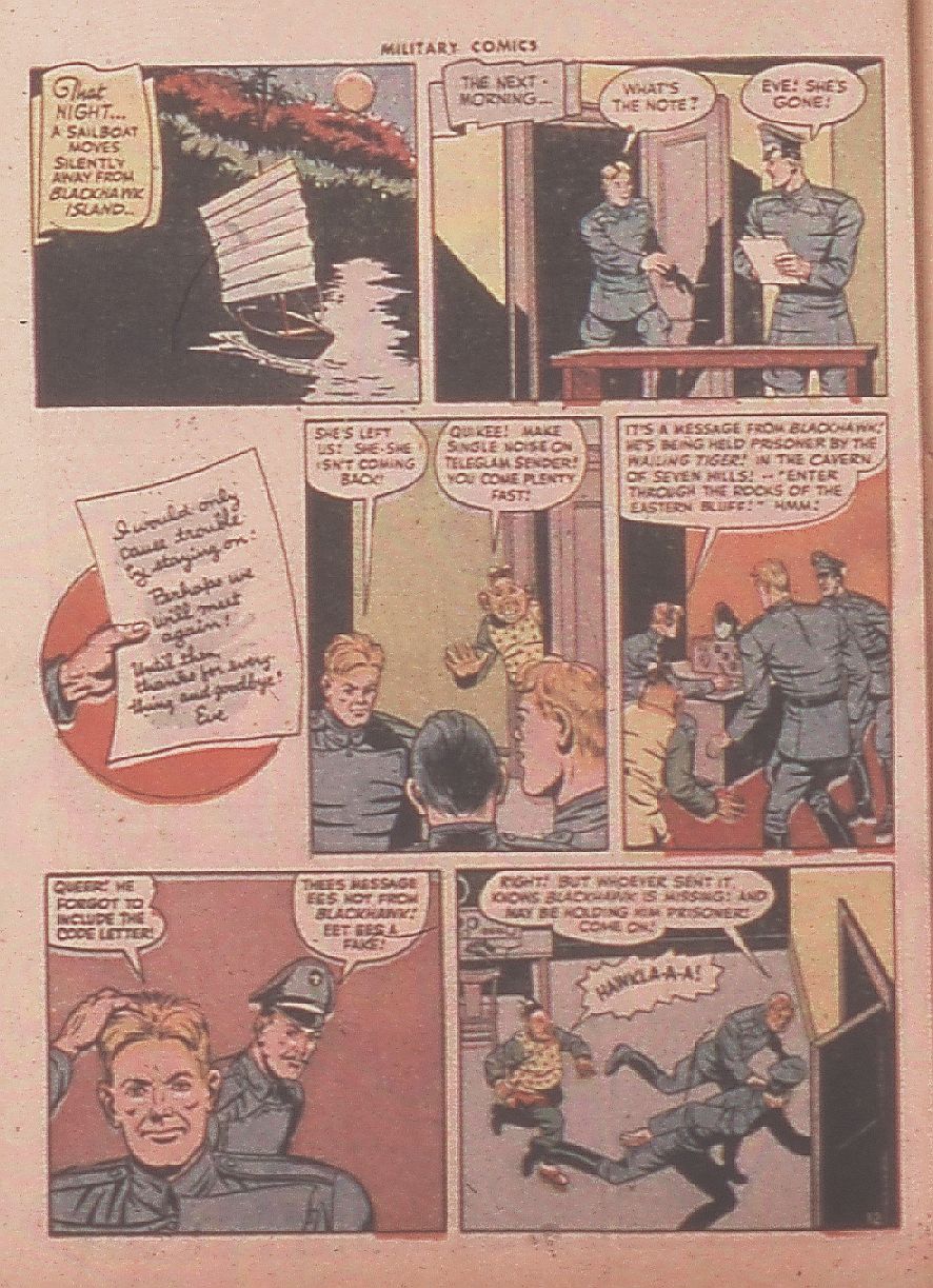Military Comics #36 (Quality Comics), page 14. Public domain (US).