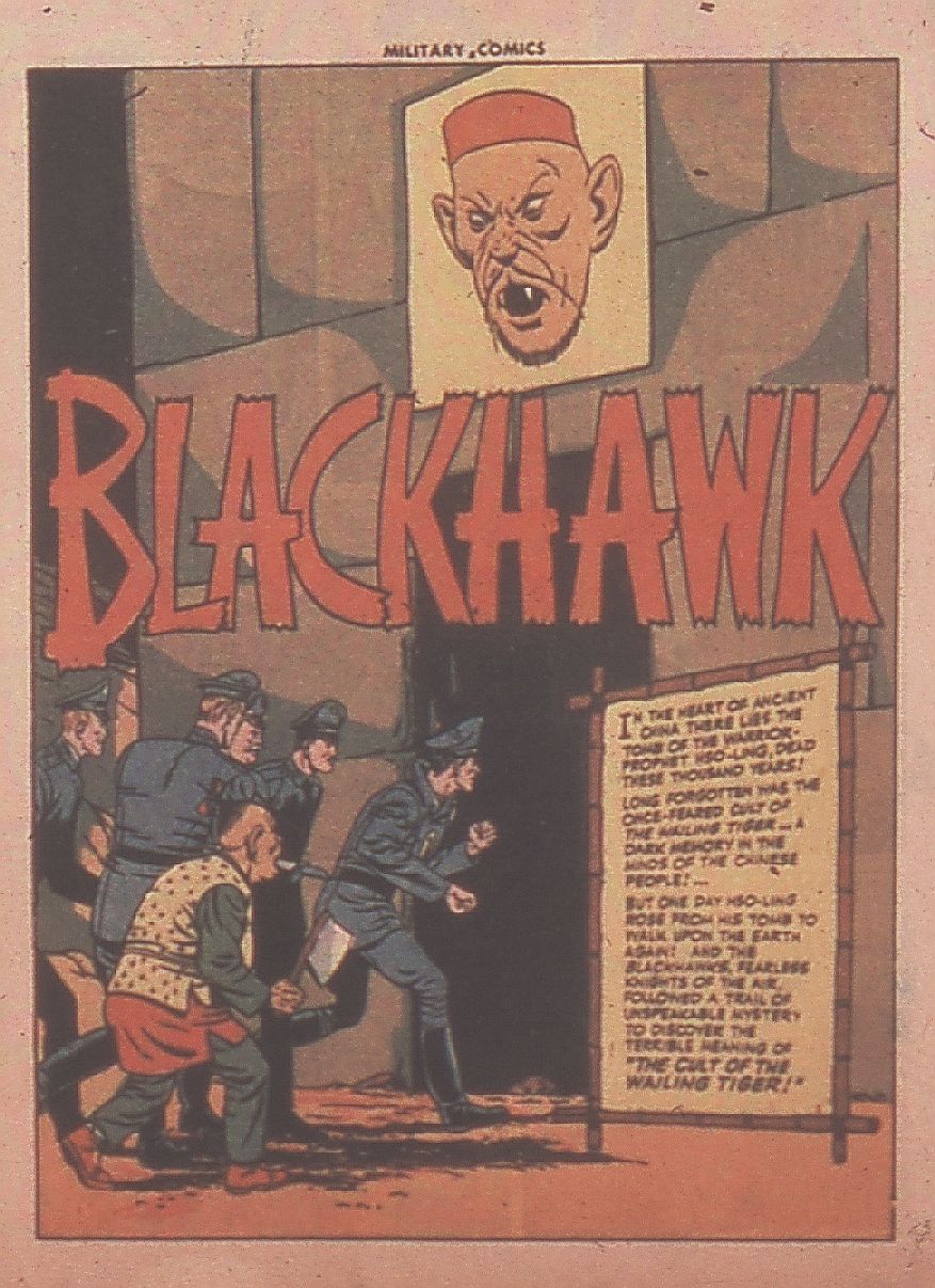 Military Comics #36 (Quality Comics), page 3. Public domain (US).