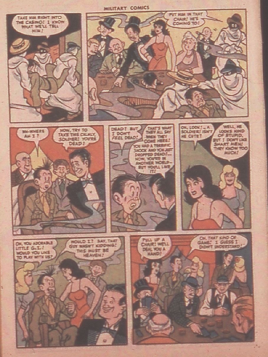 Military Comics #36 (Quality Comics), page 21. Public domain (US).