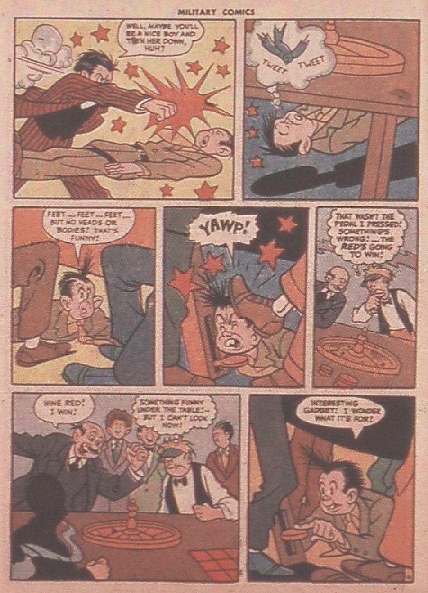 Military Comics #36 (Quality Comics), page 23. Public domain (US).