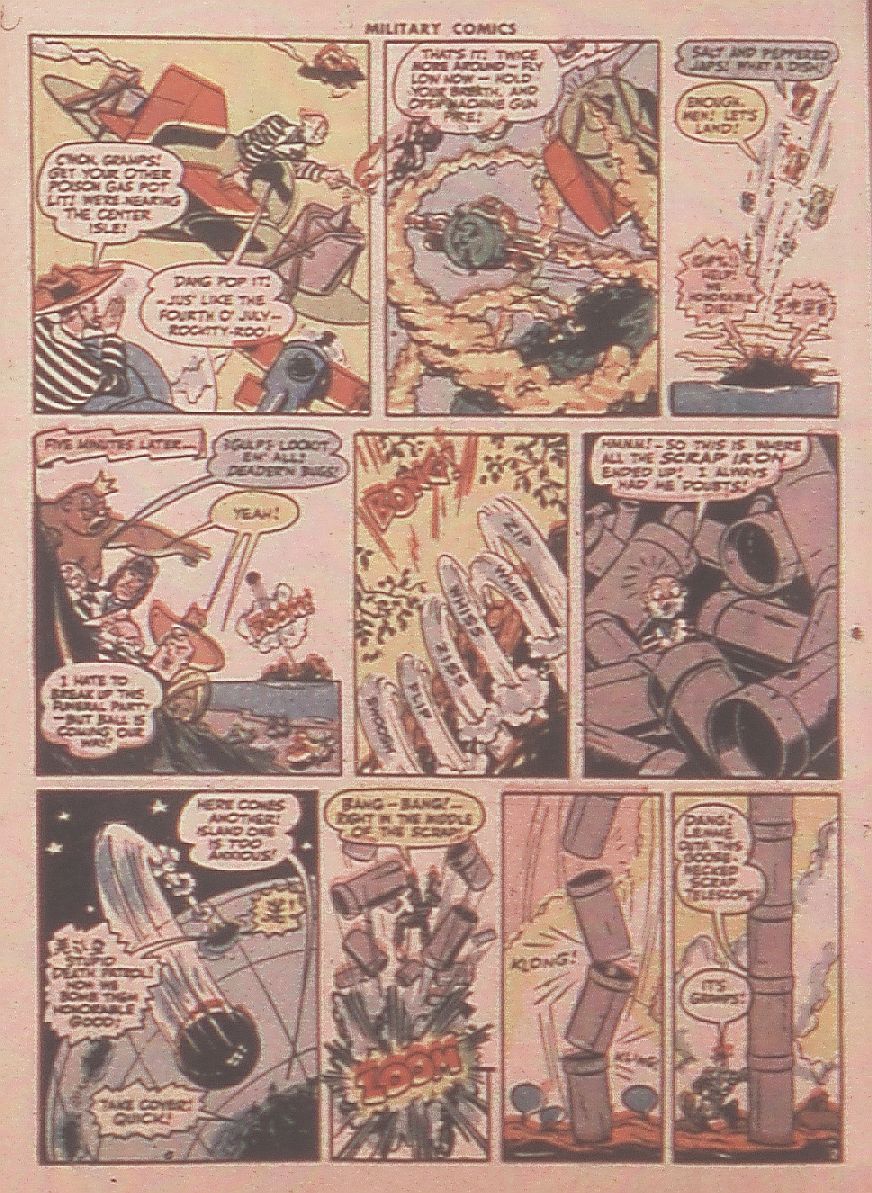Military Comics #36 (Quality Comics), page 28. Public domain (US).