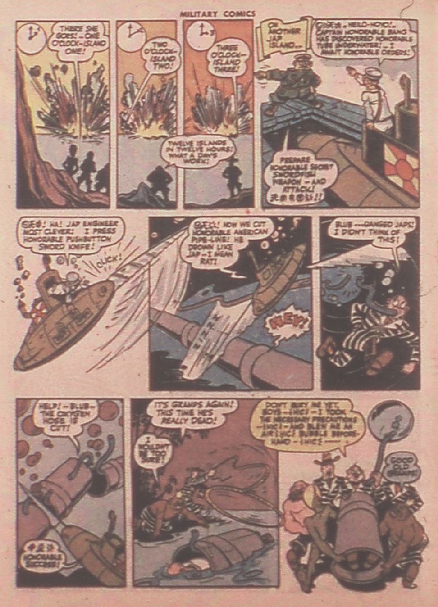 Military Comics #36 (Quality Comics), page 30. Public domain (US).